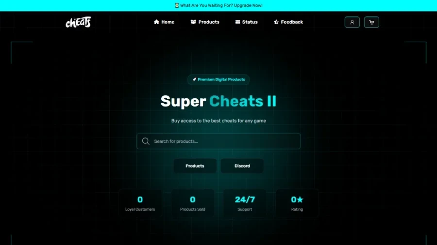 Cheats | Theme (Cyan)