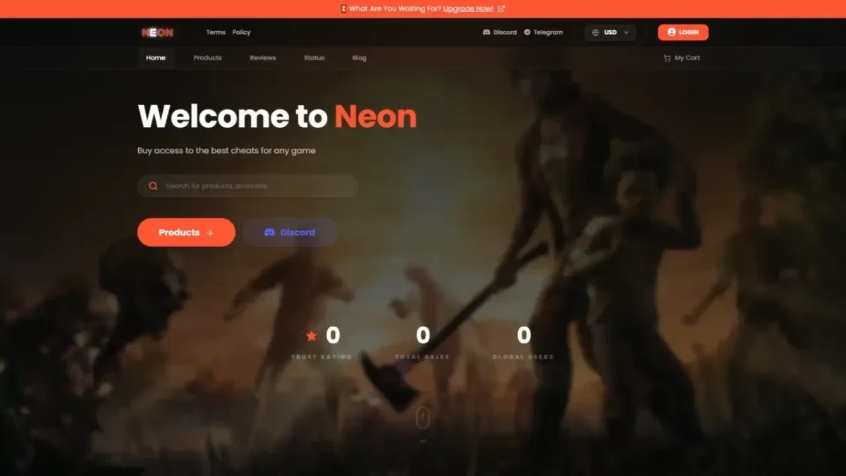 Neon | Theme (Orange)