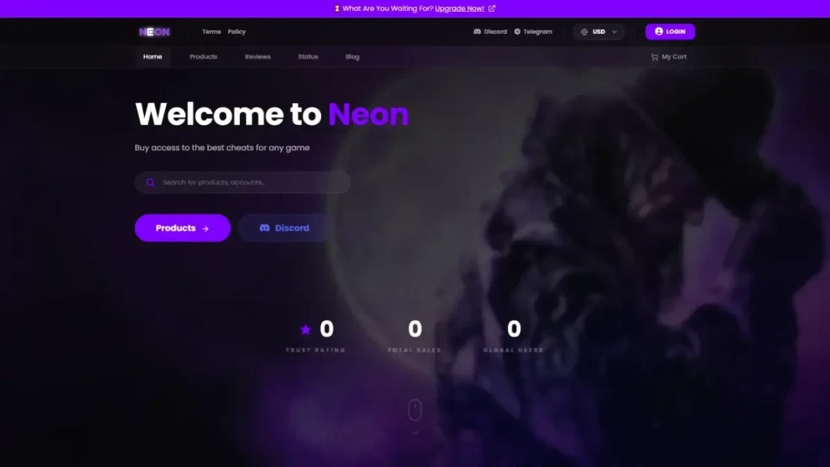 Neon | Theme (Purple)