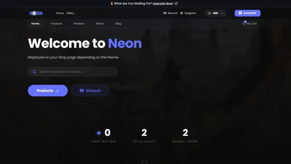 Neon | Theme