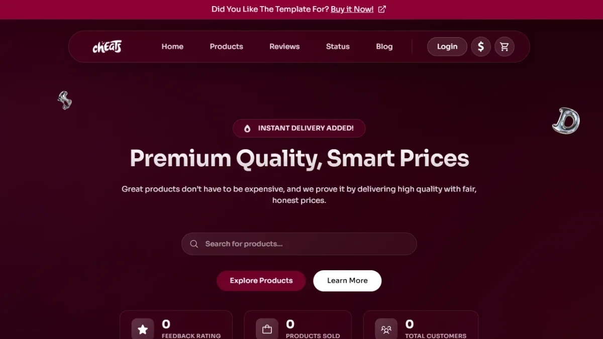 Prime | Theme (Burgundy)