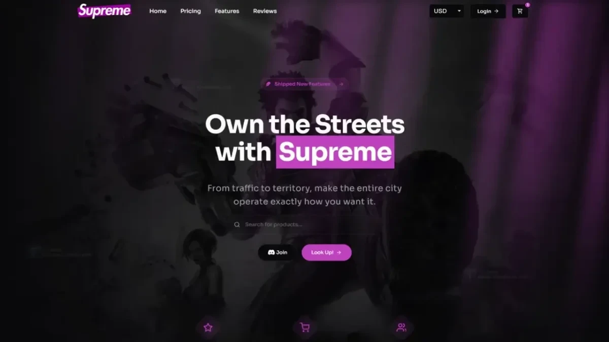 Supreme | Theme (Purple)